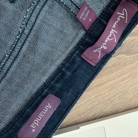 UpCycled Gloria Vanderbilt Cutoff Denim Shorts - Picture 9 of 9